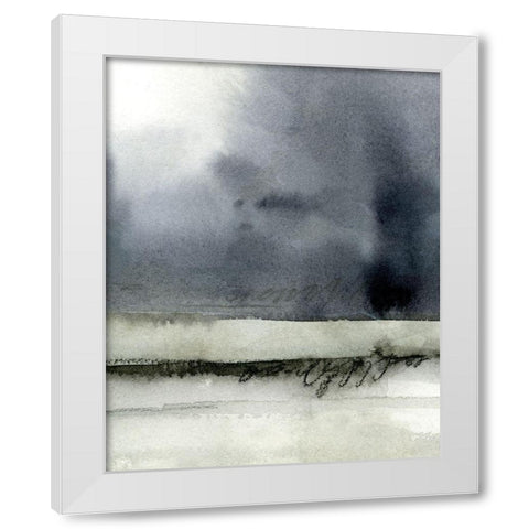 Dusk Horizon II White Modern Wood Framed Art Print by Caroline, Emma