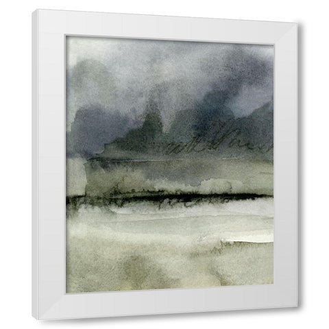 Dusk Horizon IV White Modern Wood Framed Art Print by Caroline, Emma