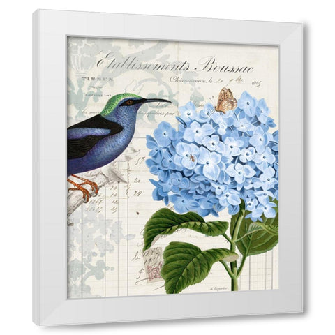 Vintage Aviary I White Modern Wood Framed Art Print by Smith, Karen