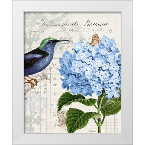 Vintage Aviary I White Modern Wood Framed Art Print by Smith, Karen