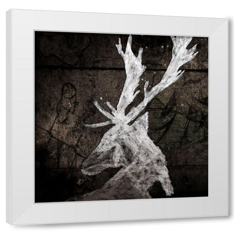 Wild One I White Modern Wood Framed Art Print by Smith, Karen