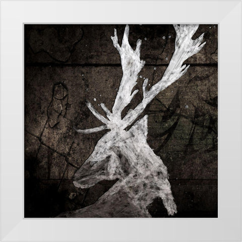 Wild One I White Modern Wood Framed Art Print by Smith, Karen