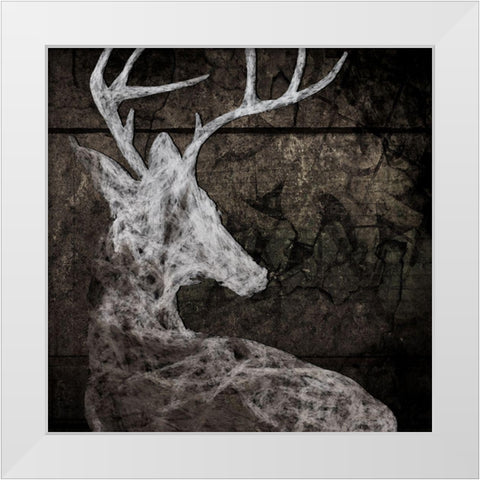 Wild One II White Modern Wood Framed Art Print by Smith, Karen