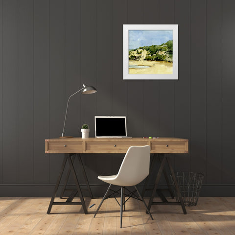 Coastal Sketch VI White Modern Wood Framed Art Print by Caroline, Emma