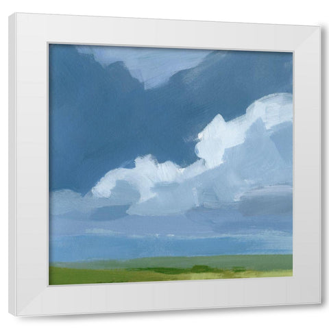 Lush Terrain IV White Modern Wood Framed Art Print by Barnes, Victoria