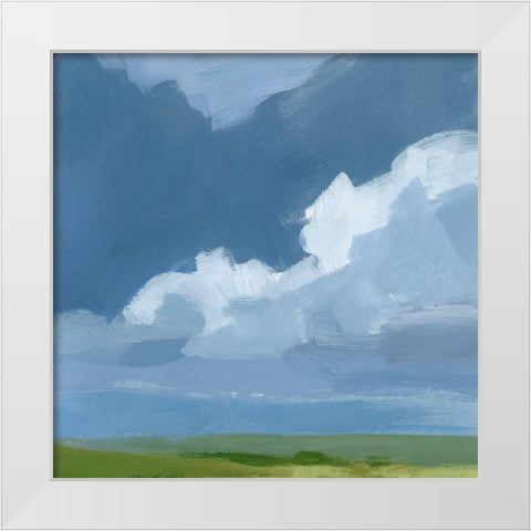 Lush Terrain IV White Modern Wood Framed Art Print by Barnes, Victoria