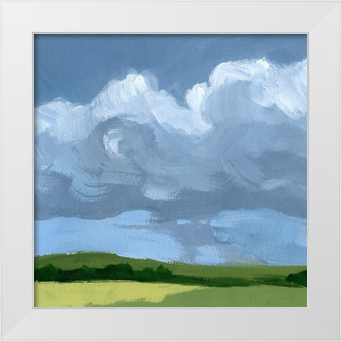 Lush Terrain VI White Modern Wood Framed Art Print by Barnes, Victoria