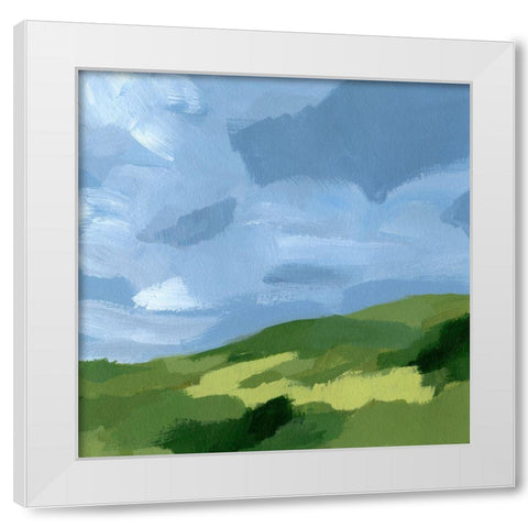 Lush Terrain VIII White Modern Wood Framed Art Print by Barnes, Victoria