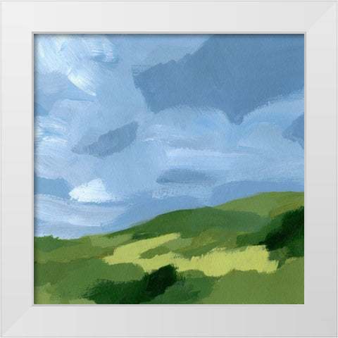 Lush Terrain VIII White Modern Wood Framed Art Print by Barnes, Victoria