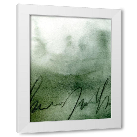 Deep Sea Scribble II White Modern Wood Framed Art Print by Caroline, Emma