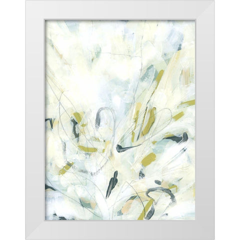 Ice Scribe II White Modern Wood Framed Art Print by Vess, June Erica