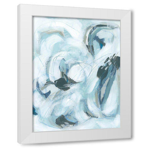 Fluid Receptor I White Modern Wood Framed Art Print by Vess, June Erica