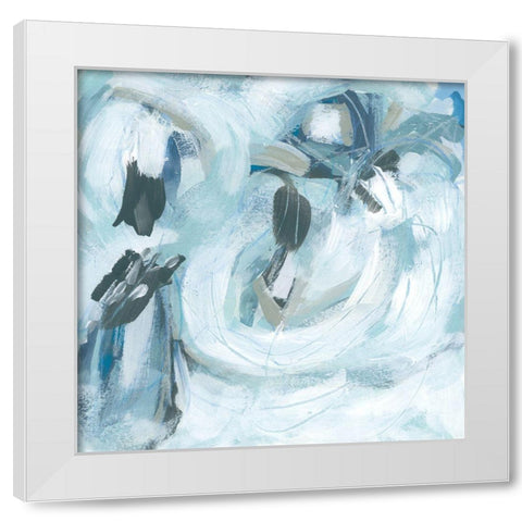 Fluid Receptor IV White Modern Wood Framed Art Print by Vess, June Erica