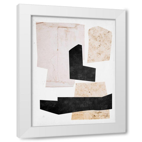 Natural Stone Collections I White Modern Wood Framed Art Print by Wang, Melissa