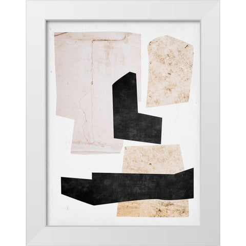 Natural Stone Collections I White Modern Wood Framed Art Print by Wang, Melissa