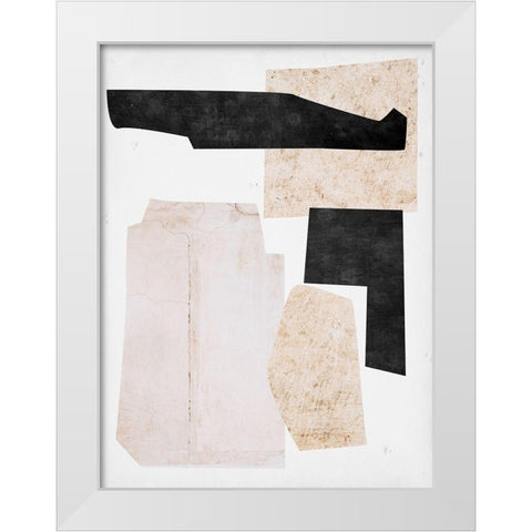 Natural Stone Collections II White Modern Wood Framed Art Print by Wang, Melissa