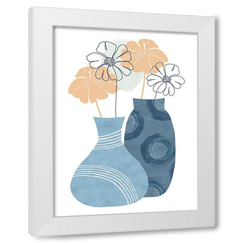 Setting the Table I White Modern Wood Framed Art Print by Holman, Nicholas