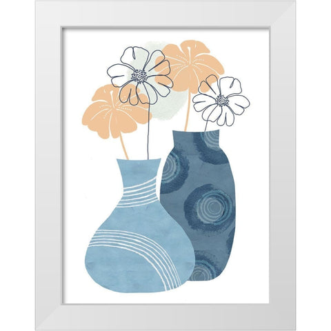 Setting the Table I White Modern Wood Framed Art Print by Holman, Nicholas