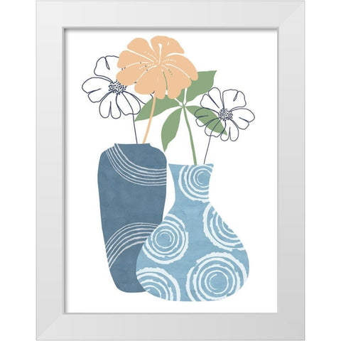 Setting the Table II White Modern Wood Framed Art Print by Holman, Nicholas