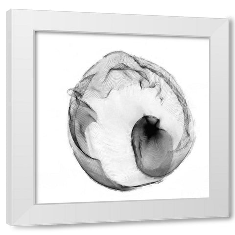 Veiled Illusions I White Modern Wood Framed Art Print by Curinga, Kim