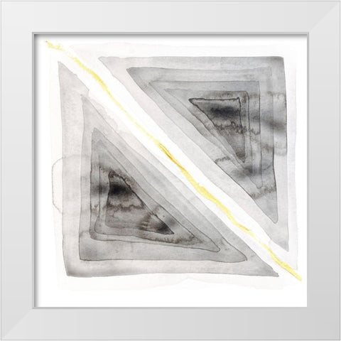 Ultimate Grey Cuts II White Modern Wood Framed Art Print by Sparler, Erin