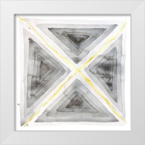 Ultimate Grey Cuts III White Modern Wood Framed Art Print by Sparler, Erin