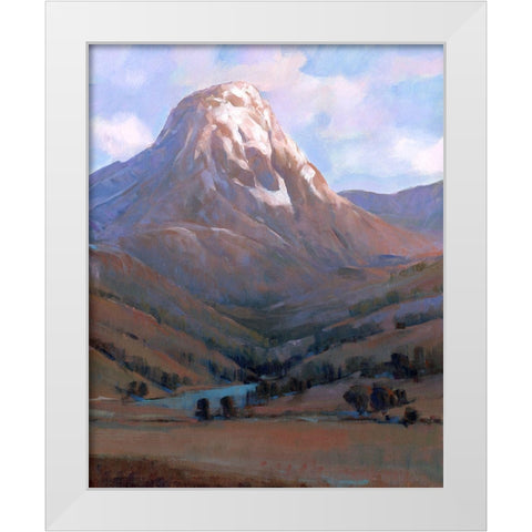 Epic I White Modern Wood Framed Art Print by OToole, Tim