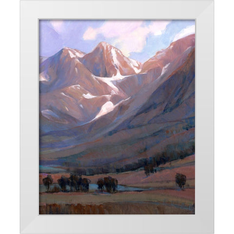 Epic II White Modern Wood Framed Art Print by OToole, Tim