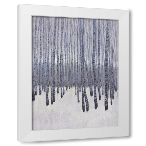 Bare Trees in Winter I White Modern Wood Framed Art Print by OToole, Tim