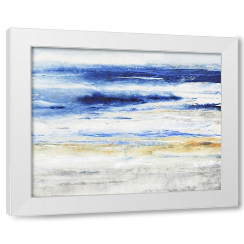 Choppy Seas I White Modern Wood Framed Art Print by OToole, Tim