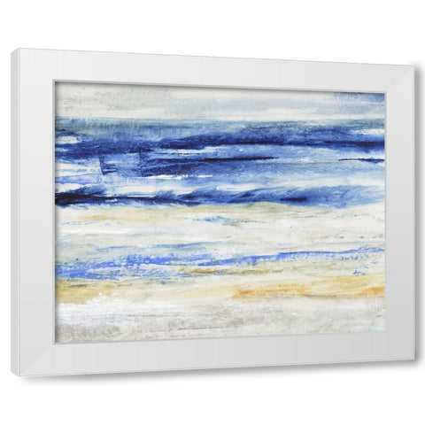 Choppy Seas II White Modern Wood Framed Art Print by OToole, Tim