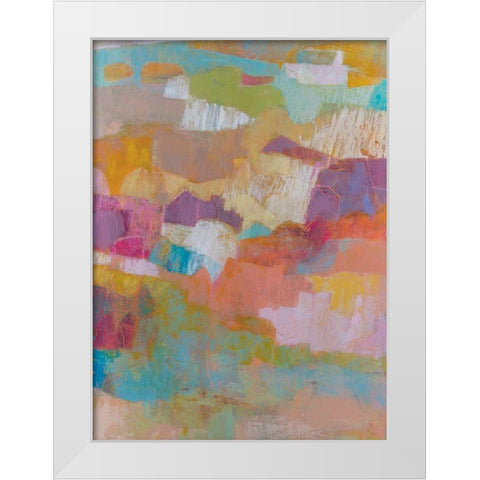 Kindill II White Modern Wood Framed Art Print by Jachimiec, Sue