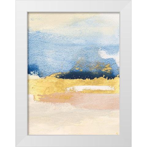 Pampa II White Modern Wood Framed Art Print by Jachimiec, Sue