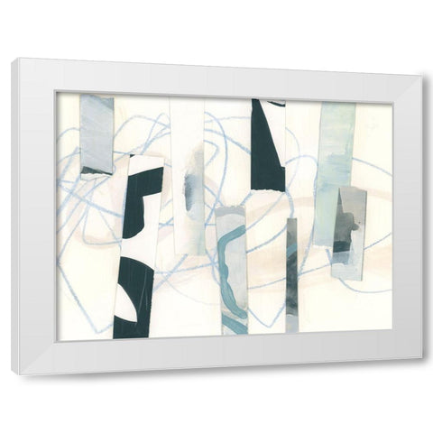 Ice Twine I White Modern Wood Framed Art Print by Vess, June Erica