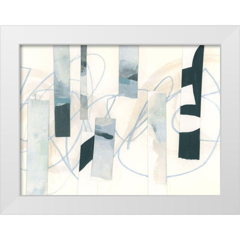 Ice Twine II White Modern Wood Framed Art Print by Vess, June Erica