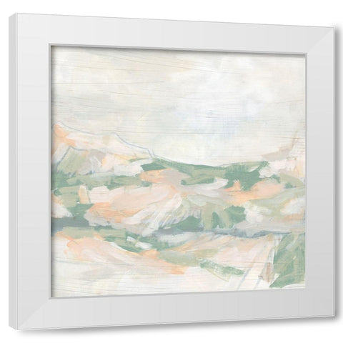 Coral Canyon I White Modern Wood Framed Art Print by Vess, June Erica