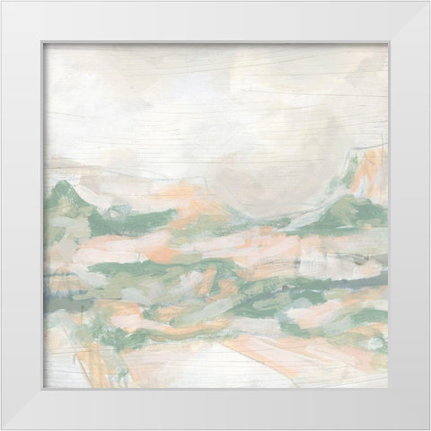 Coral Canyon II White Modern Wood Framed Art Print by Vess, June Erica
