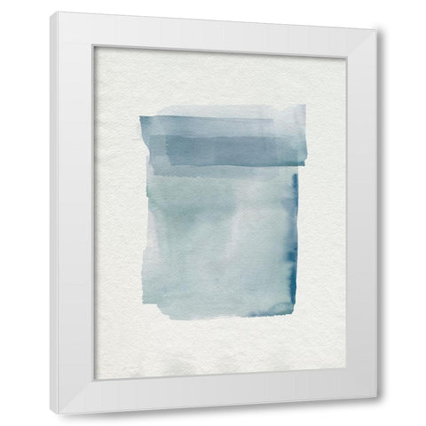 Watercolor Lens I White Modern Wood Framed Art Print by Parker, Jennifer Paxton