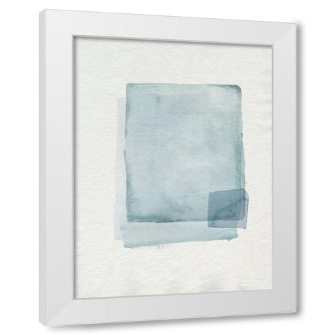 Watercolor Lens II White Modern Wood Framed Art Print by Parker, Jennifer Paxton