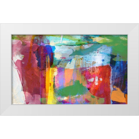 Adventure 22 White Modern Wood Framed Art Print by Jasper, Sisa