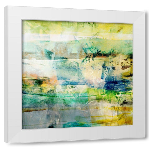 Unfolding I White Modern Wood Framed Art Print by Jasper, Sisa