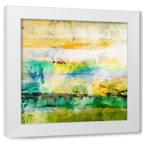 Unfolding II White Modern Wood Framed Art Print by Jasper, Sisa