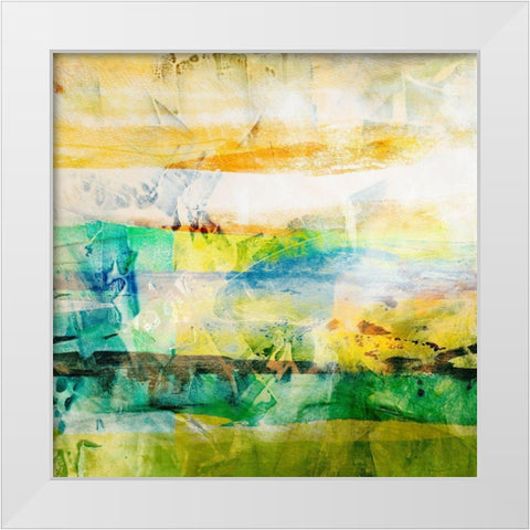 Unfolding II White Modern Wood Framed Art Print by Jasper, Sisa