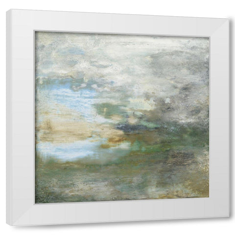 Oceana I White Modern Wood Framed Art Print by Gordon, Sharon