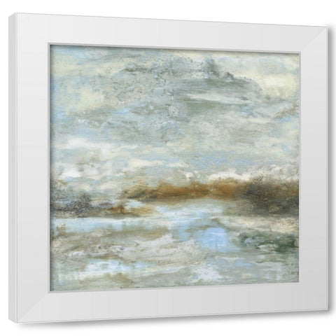 Oceana II White Modern Wood Framed Art Print by Gordon, Sharon