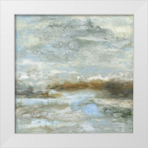 Oceana II White Modern Wood Framed Art Print by Gordon, Sharon