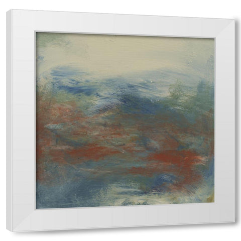 Haze II White Modern Wood Framed Art Print by Gordon, Sharon