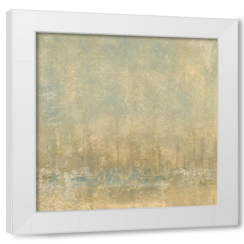 Across the Bay II White Modern Wood Framed Art Print by Gordon, Sharon