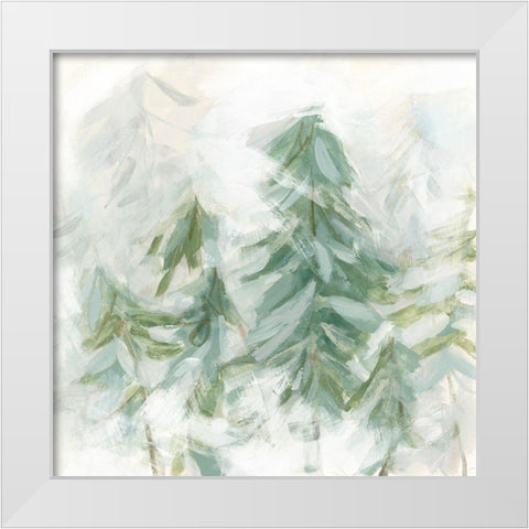Winter Grove I White Modern Wood Framed Art Print by Vess, June Erica