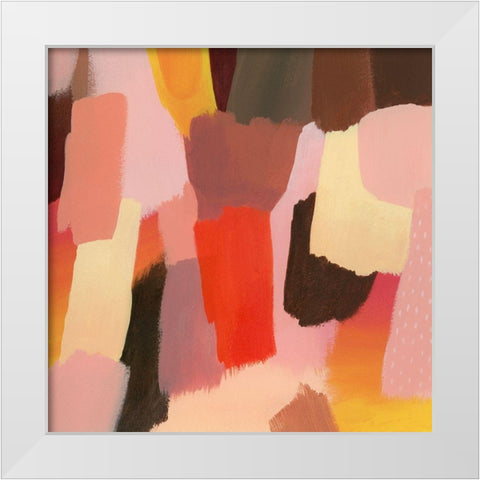 Cherry Cola I White Modern Wood Framed Art Print by Popp, Grace